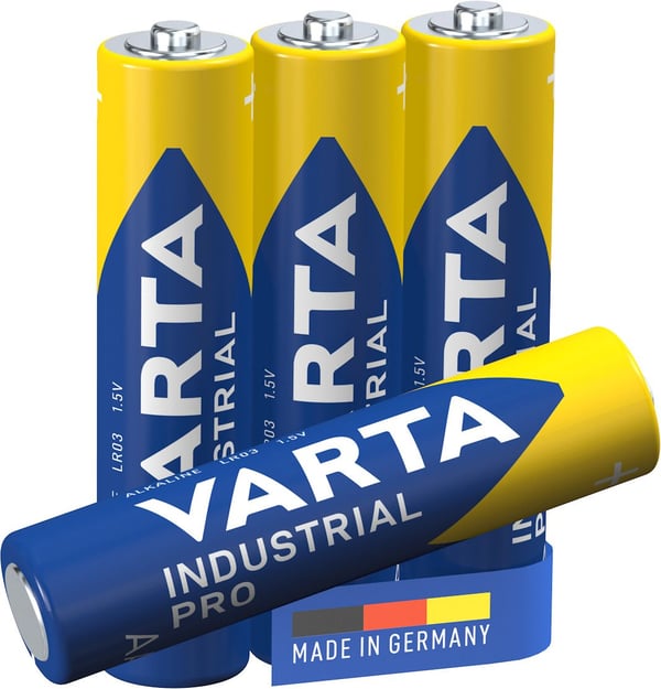 Varta Industrial 4003 - Batteri 4 x AAA - Alkalisk - 1250 mAh