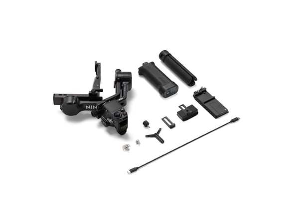 DJI RS 5, Käsikameran vakauttaja, Alumiini, Musta, 1/4", 3 kg, Sony: FX3/A7M4/A7C/A1 + FE 24-70mm F2.8<br> Canon: R5 Mark II + RF 24-70mm F2.8<br> ...
