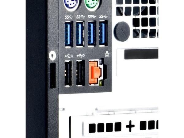 Smartkeeper NL03PKOR, Portblockerare + nyckel, RJ-45, Orange, 10 styck, Polypåse, 11,7 mm