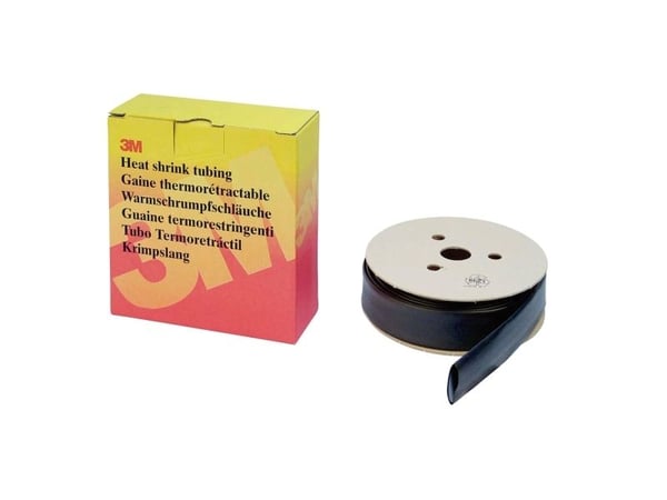 3M TE100034855, Varmekrympet rør, Sort, 10 m, 4,8 mm, 2,4 mm, 120 °C