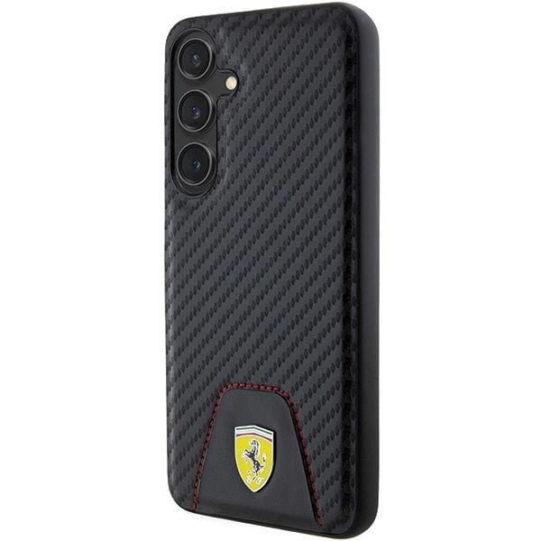 Ferrari 3666339242572, Deksel, Samsung, Galaxy S24+, 17 cm (6,7"), Sort