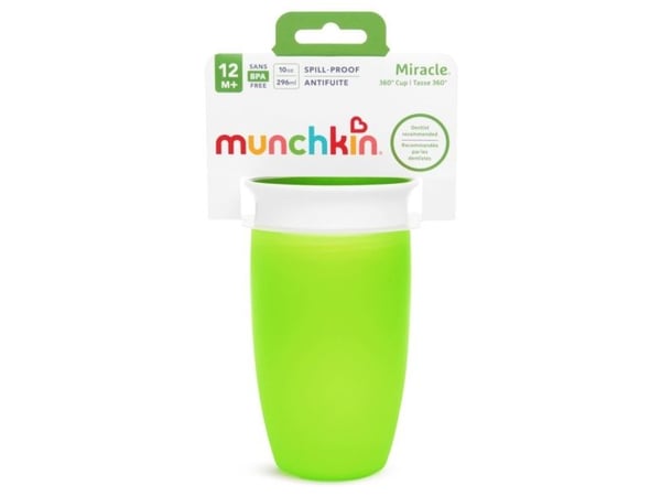 Munchkin Miracle 360, Yksi, 0,296 L, Vihreä, Universaali, 1 vuosi/vuosia, 1 kpl