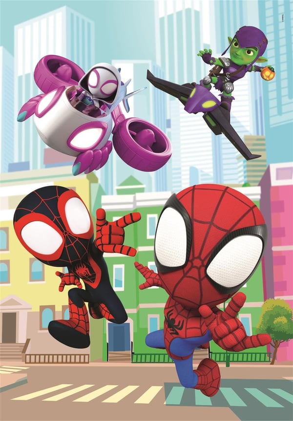 Clementoni Puslespil, Maxi Marvel Spidey and his Amazing, 60 brikker
