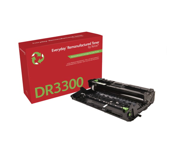 Xerox EverydayTM Mono Drum Remanufactured by compatible with Brother DR3300, Standard capacity, 30000 sivua, Musta, 1 kpl