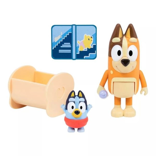 Bluey Figure 2Pk Baby Bluey & Chilli