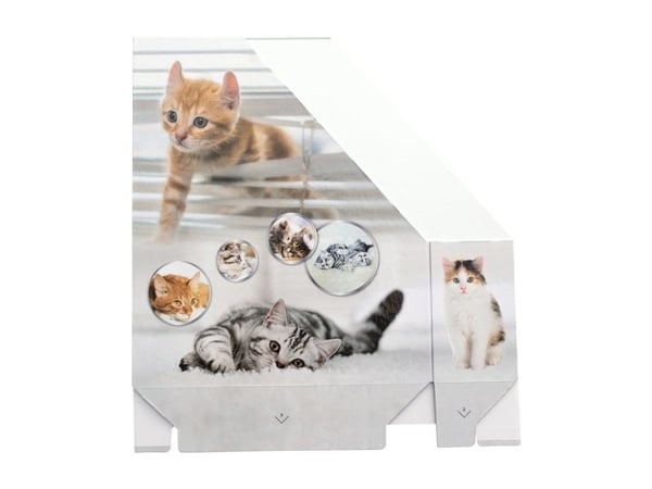 HERMA samlermappe katter A4 gul