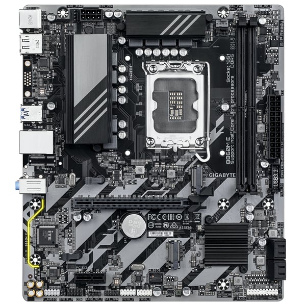 Gigabyte B860M E -emolevy, LGA1851, micro ATX, DDR5
