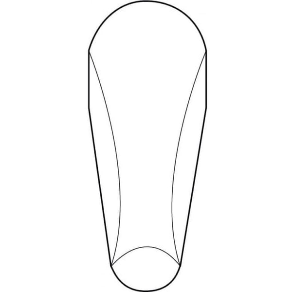 Knipex 92 47 01, Rostfritt stål, Röd, Platt, Böjt, 29 g, 16 mm