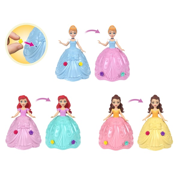 Disney Princess -påskäggsöverraskning med 1 liten docka, 2 kjolar och 10 tillbehör (stilen kan variera), Modedocka, Flicka, 3 År, Pojke/flicka, 122...