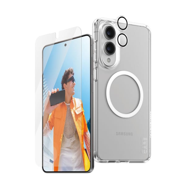 PanzerGlass ® | CARE™ by ® 3-in-1 Bundle Samsung S25 Edge, Samsung, Samsung - Galaxy S25 Edge 5G, Asennus kuivana, Naarmuuntumisenkestävä, Iskunkes...