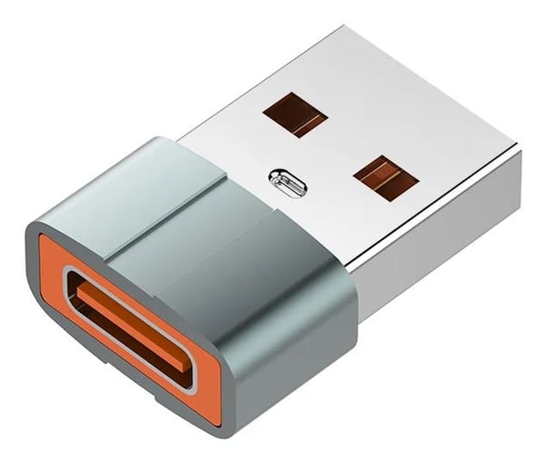 ColorWay - USB-adapter - USB-C (hunn) til USB (hann) - USB 2.0 - 3 A - grå