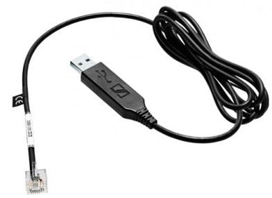 Sennheiser CEHS-CI 02, 1,5 m, RJ45, USB2.0, Uros/uros, Musta, 37 g