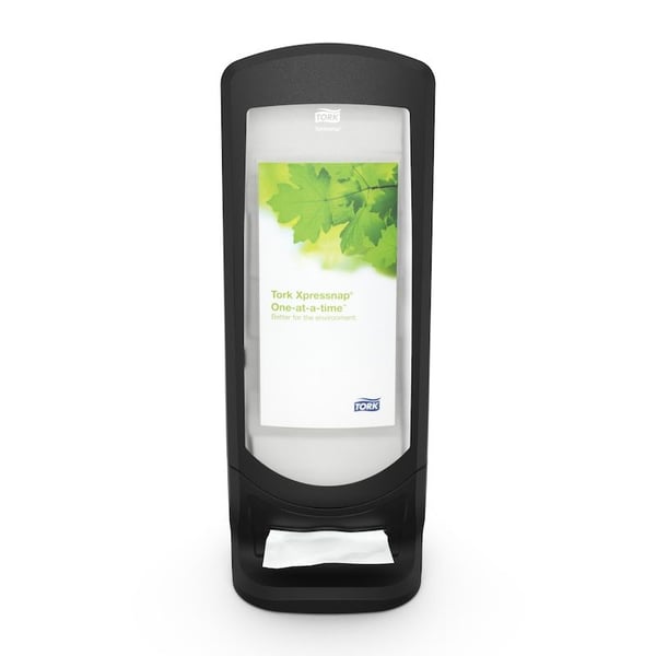 Serviettdispenser Tork N4 Xpressnap svart, veggmodell