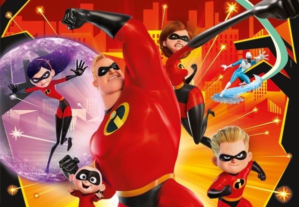 Clementoni The Incredibles 2, 104 stykker, Tegneserier, 6 år