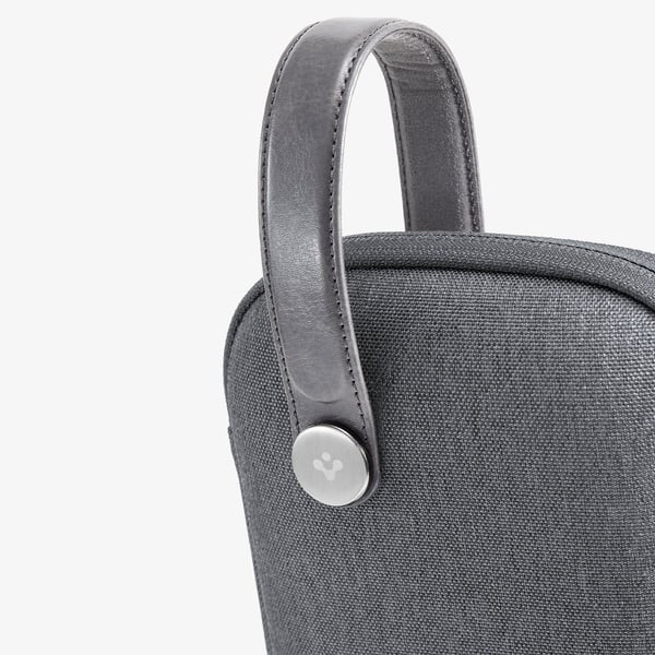 Spigen Klasden Pouch Renewed, Fodral, Nintendo, Grå, EVA (Ethylene Vinyl Acetate), Nintendo Switch 2, Dragkedja