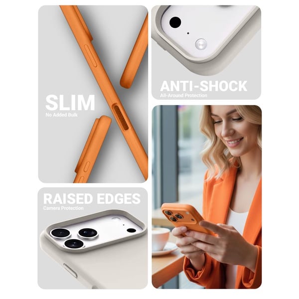 Crong Color Cover Magnetic, Etui, Apple, iPhone 17, 16 cm (6.3"), Svart