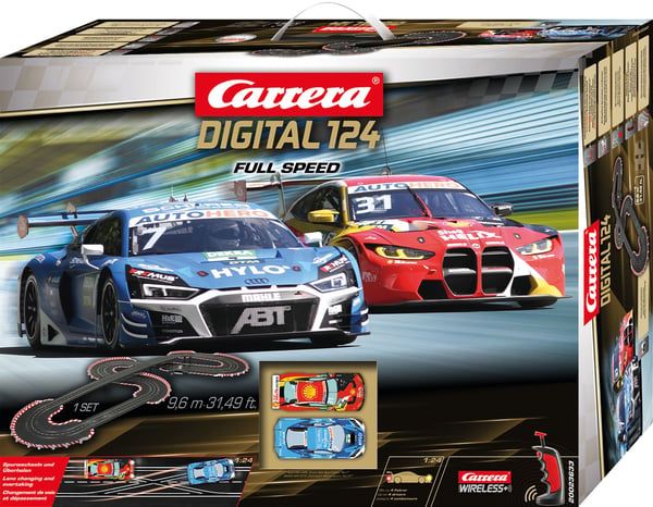 Carrera Full Speed, set med racingfordon och racerbana, 10 år, Multicoloured