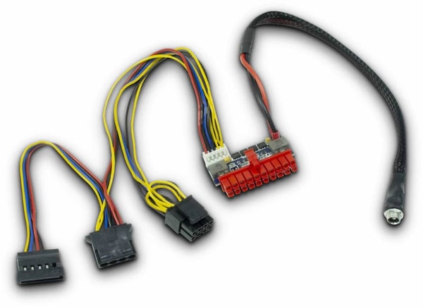 Inter-Tech Mini-ITX PSU - Extension Cable for External PSU - 200W NAS DC/DC - ITX - DC 12 V - 200 Watt