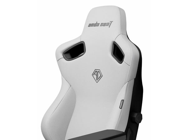 Anda Seat AD12YDC-XL-01-W-PVC kontor-/datastol polstret sete polstret rygg