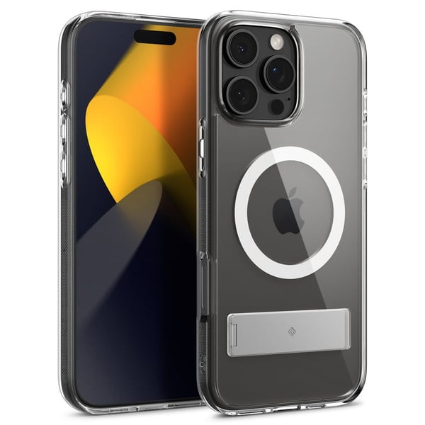 Caseology Capella Mag (Kickstand), Suojus, Apple, iPhone 16 Pro Max, 17,5 cm (6.9"), Läpinäkyvä, Valkoinen