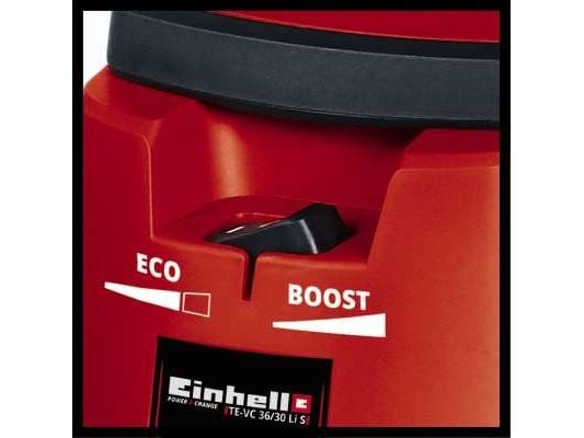 Einhell TE-VC 36/30 Li S-Solo, Trommelvakuum, Tørr & våt, Støv pose, 30 l, Filtrering, 76 dB - SOLO