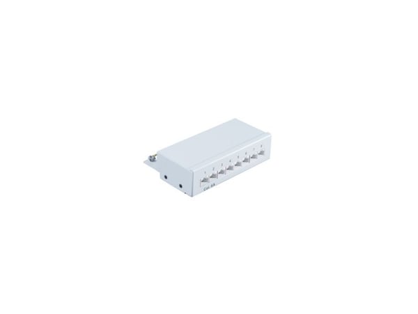 shiverpeaks BS75075, RJ-45, Cat6a, Grå, Metall, 1U, 160 mm