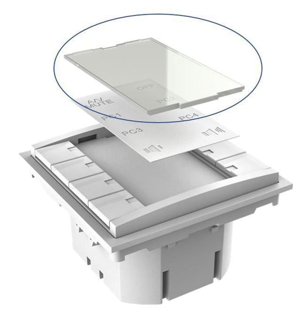 Vivolink VLCP8B-PLEXIGLASS, Valkoinen, DC, 12 V, 10 g, 10 g