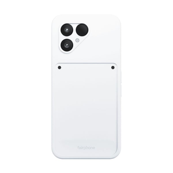 Fairphone - Skydd för mobiltelefon - plast - molnvit - för Fairphone (Gen. 6)