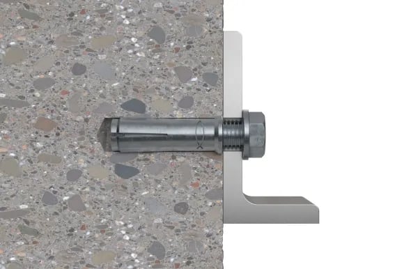 Fischer 48284, Gjenget anker, Betong, Sinkbelagt stål, M8, 1 cm, 30 mm