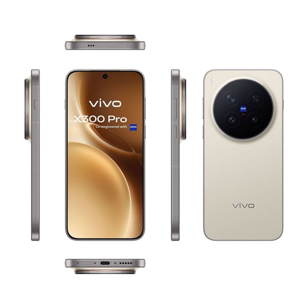 Vivo X300 Pro 5G-smarttelefon 512 GB, brun