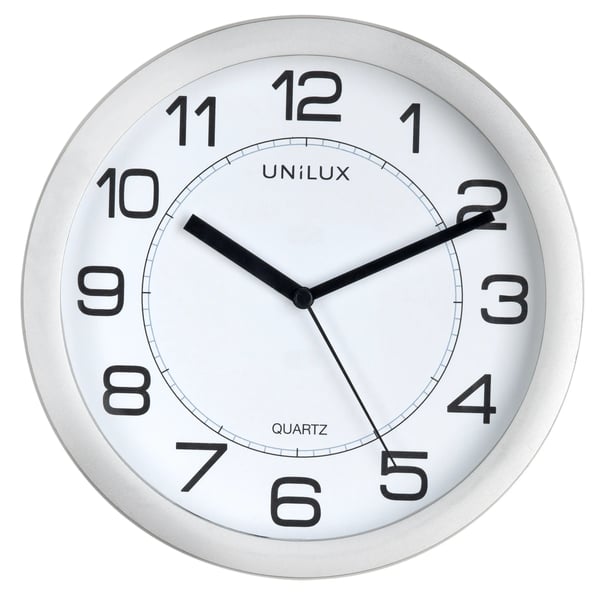 Väggklocka Unilux Attraction grå - diameter: 22 cm