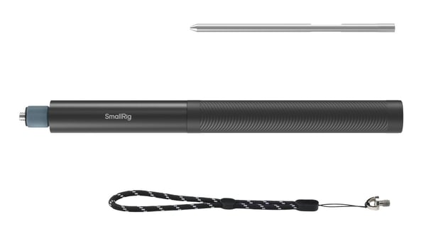SmallRig Selfie Stick, kamera, Svart, Blå, Varje varumärke, Aluminium, Rostfritt stål, 201,2 g, 151,8 cm