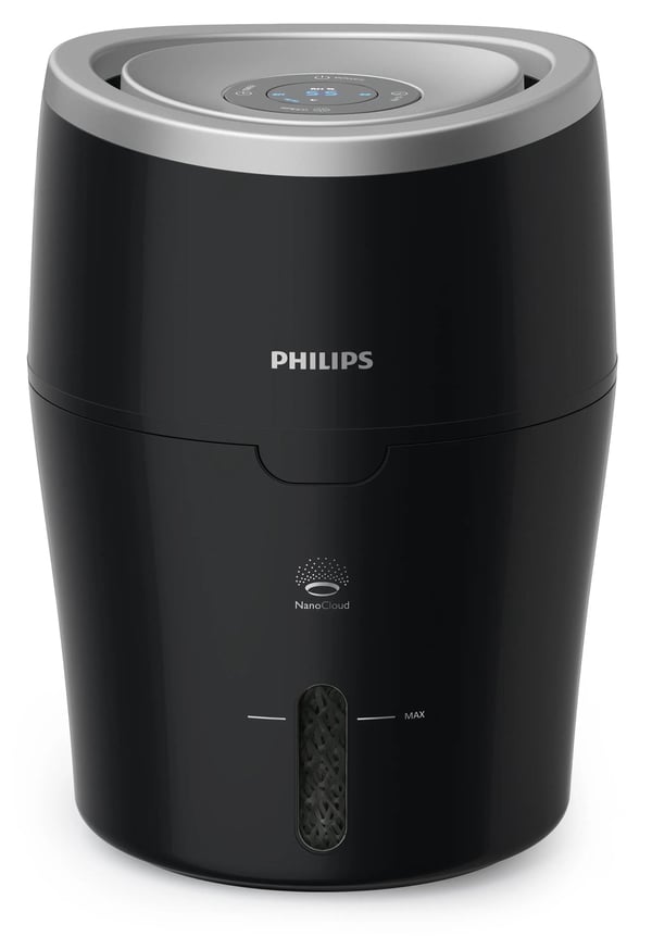 Philips Series 2000 HU4813 - Luftfuktare - svart/silver