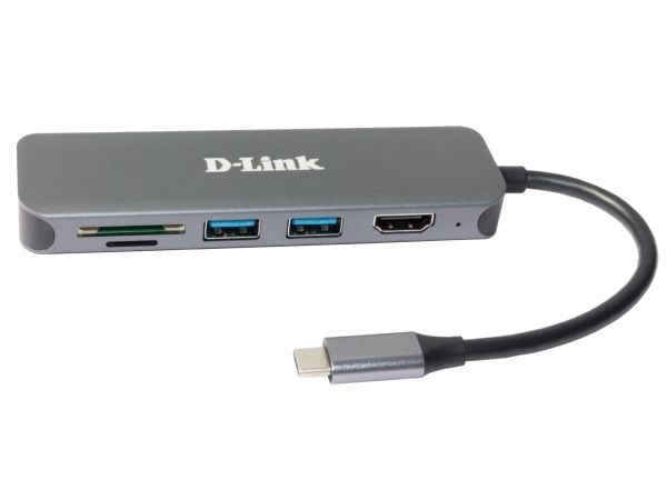 D-Link DUB-2327 - Dokkingstasjon - USB-C / Thunderbolt 3 - HDMI