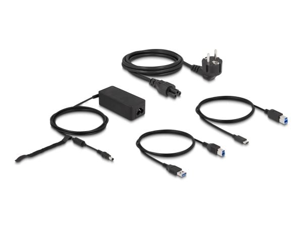 Delock - Dokkingstasjon - USB 3.2 Gen1 - 2 x DP - 1GbE