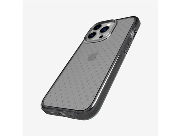 Tech21 Evo Check, Suojus, Apple, iPhone 13 Pro, 15,5 cm (6.1"), Musta, Läpinäkyvä