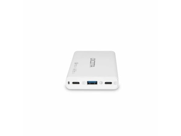 DICOTA D32056, Universaali, Sisätila, 65 W, AC–DC, Ylivirta, Ylijännite, Oikosulku, Valkoinen