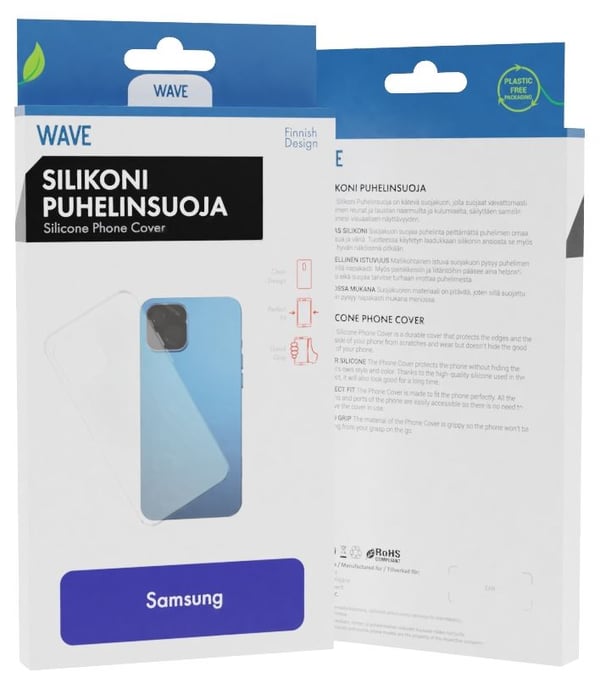 Wave Silikondeksel, Samsung Galaxy S24 Ultra, gjennomsiktig