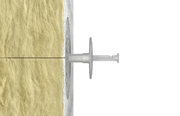 Fischer 90745, Ruostumaton teräs, Pyöreä, 3,9 mm, 1,6 cm, 11 cm, 100 kpl