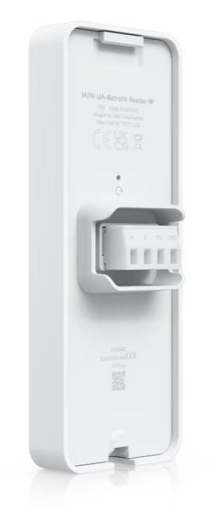 Ubiquiti Retrofit Reader, Peruskulkukortinlukija, Käyttökoodin lukija, Bluetooth, IP55, Lähialueen kommunikointi (NFC)