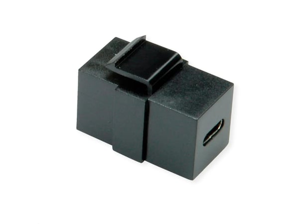 VALUE 25.99.8210, Flad, Sort, USB C, USB C, Hunstik, Hunstik, Hunstik