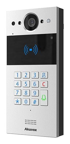 Akuvox R20K-2 - IP-porttelefonstation - med kamera - kabelansluten - Wiegand