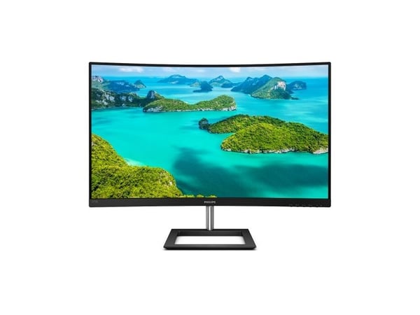 Philips E-line 272E1CA - LED-näyttö - kaareva - 27" - 1920 x 1080 Full HD (1080p) @ 75 Hz - VA - 250 cd/m² - 3000:1 - 4 ms - HDMI, VGA, DisplayPort...