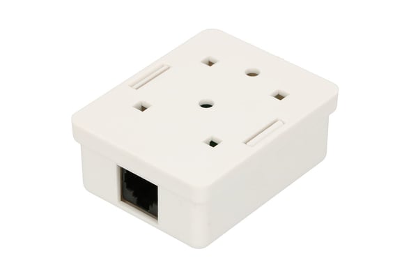 Extralink | Pinta-asennettava pistorasia | 1x RJ45 CAT5E UTP