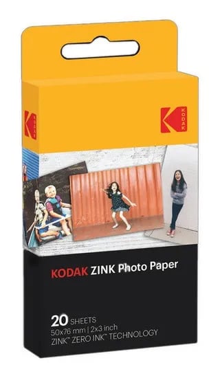 Kodak Zink - Lim - 50.8 x 76.2 mm 20 ark fotopapper - för Smile Classic