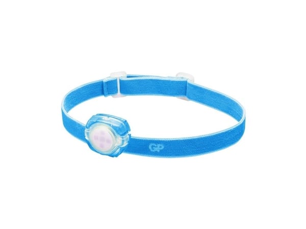 GP Lighting CH31, Taskulamppu otsanauhalla, Sininen, LED, 100 lm, 40 m, CR2025