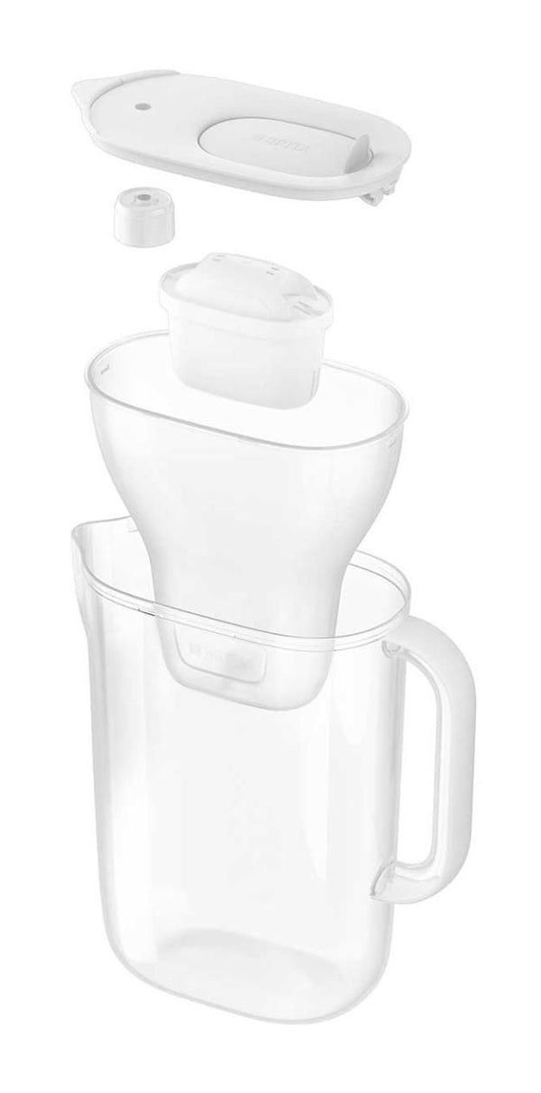 Brita Style Essential, Vesikannun suodatin, 2,4 L, Läpinäkyvä, Valkoinen