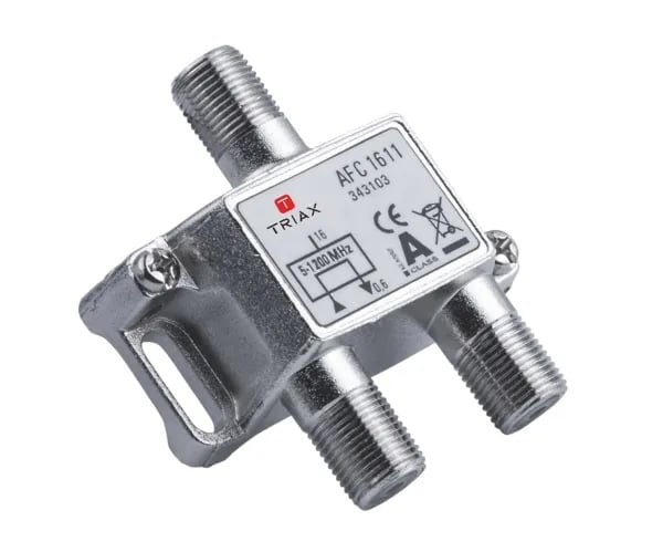 Triax AFC 1611, 75 O, 5 - 1218 MHz, Hopea, Naaras, 1 kpl, F-type
