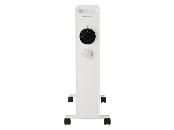 Concept RO3309, Öljysähkölämmitin, Öljy, 0,18 m, Sisätila, Lattia, Valkoinen