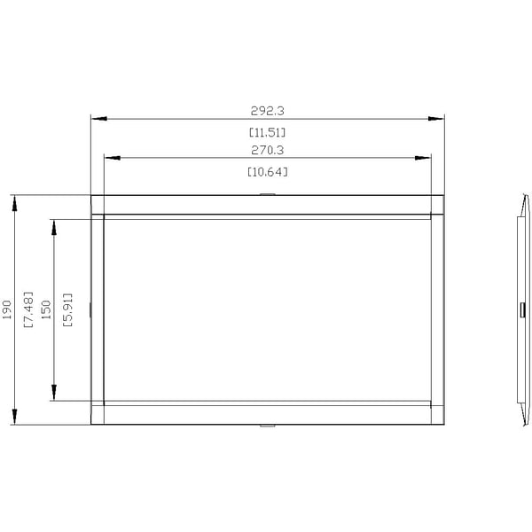 Siemens 3VA9504-0SB10, 77 g, 300 mm, 200 mm, 10 mm